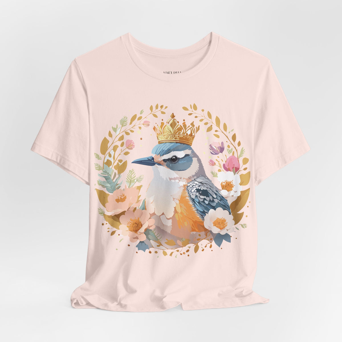 Medallion Graphic Unisex Cotton Bella+Canvas Tee with Art Design d54