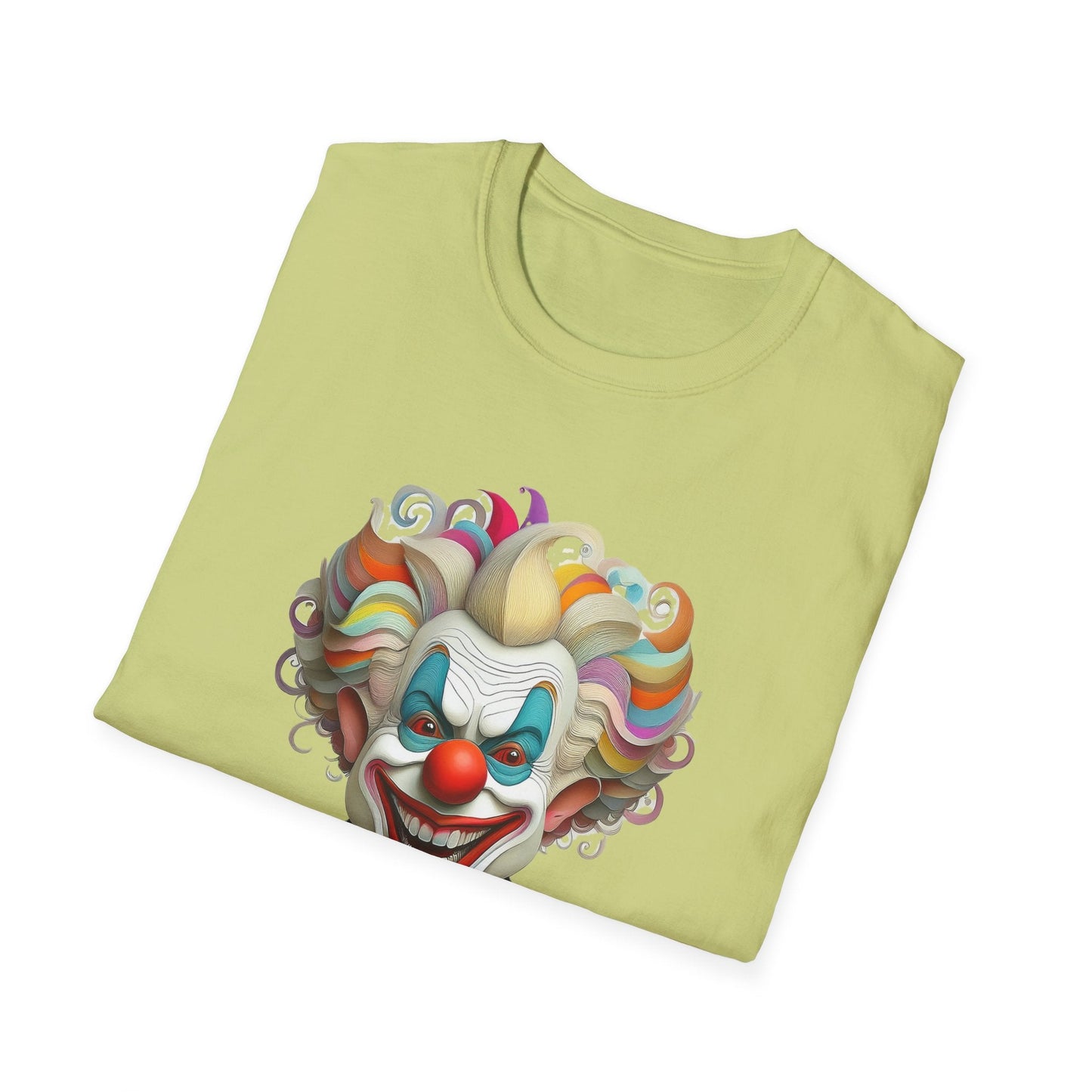 Clown Shirt Unisex T Shirt With Funny Man Circus Motif And Scary Man Design Graphic Print