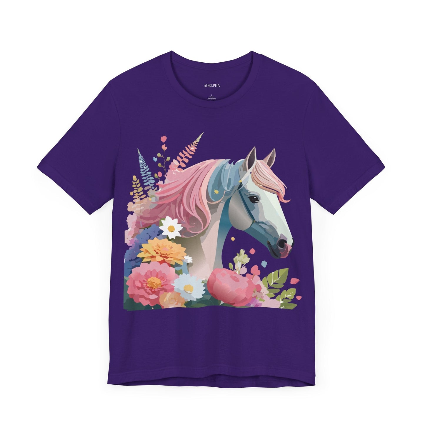 Horse Graphic Unisex 100 Cotton Vintage Animal Art T-Shirt 3