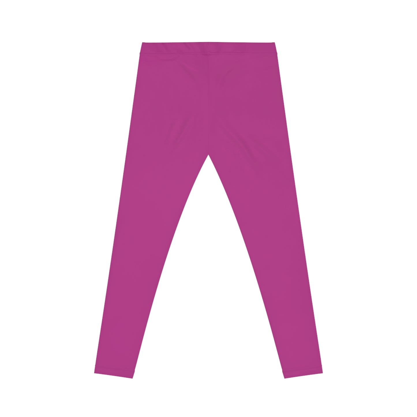 Raspberry Plum Color Women's Poly-Span Casual Leggings XS-2XL