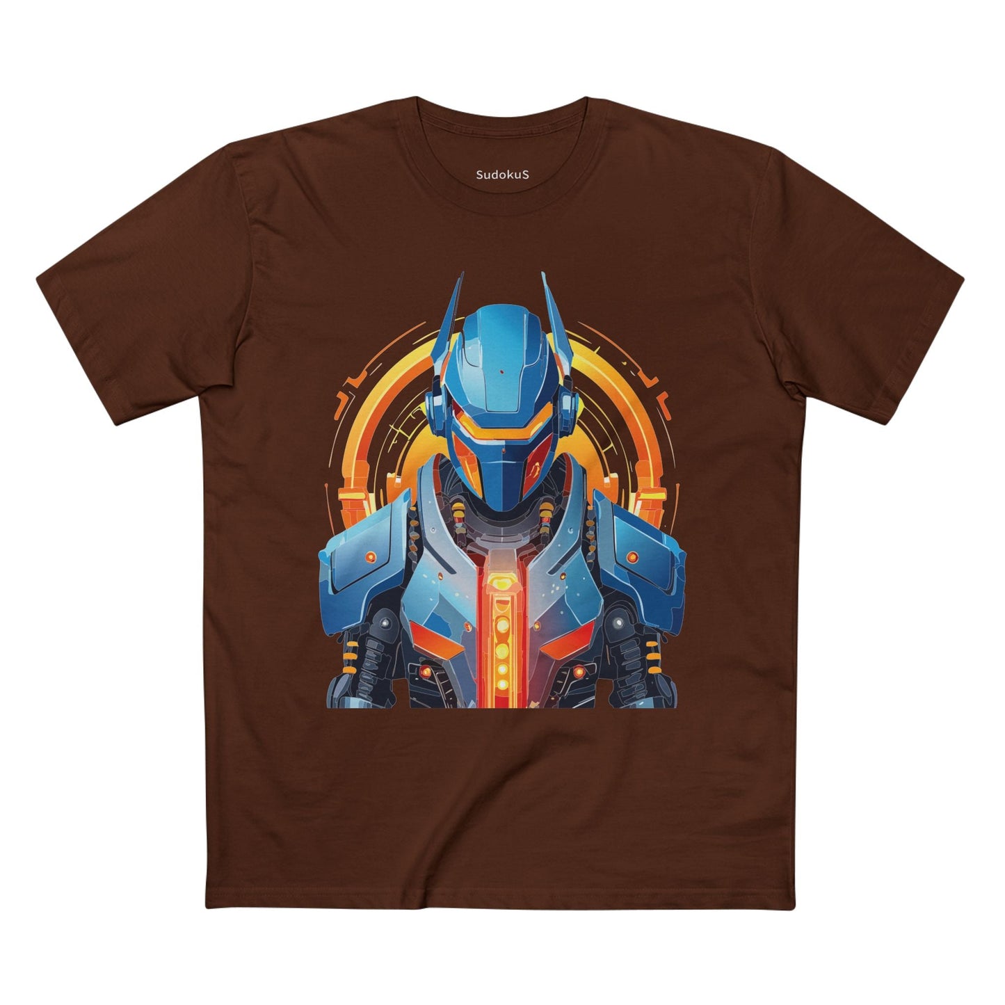 Cyborg Robot Graphic Unisex 100 Cotton Staple Tee 9