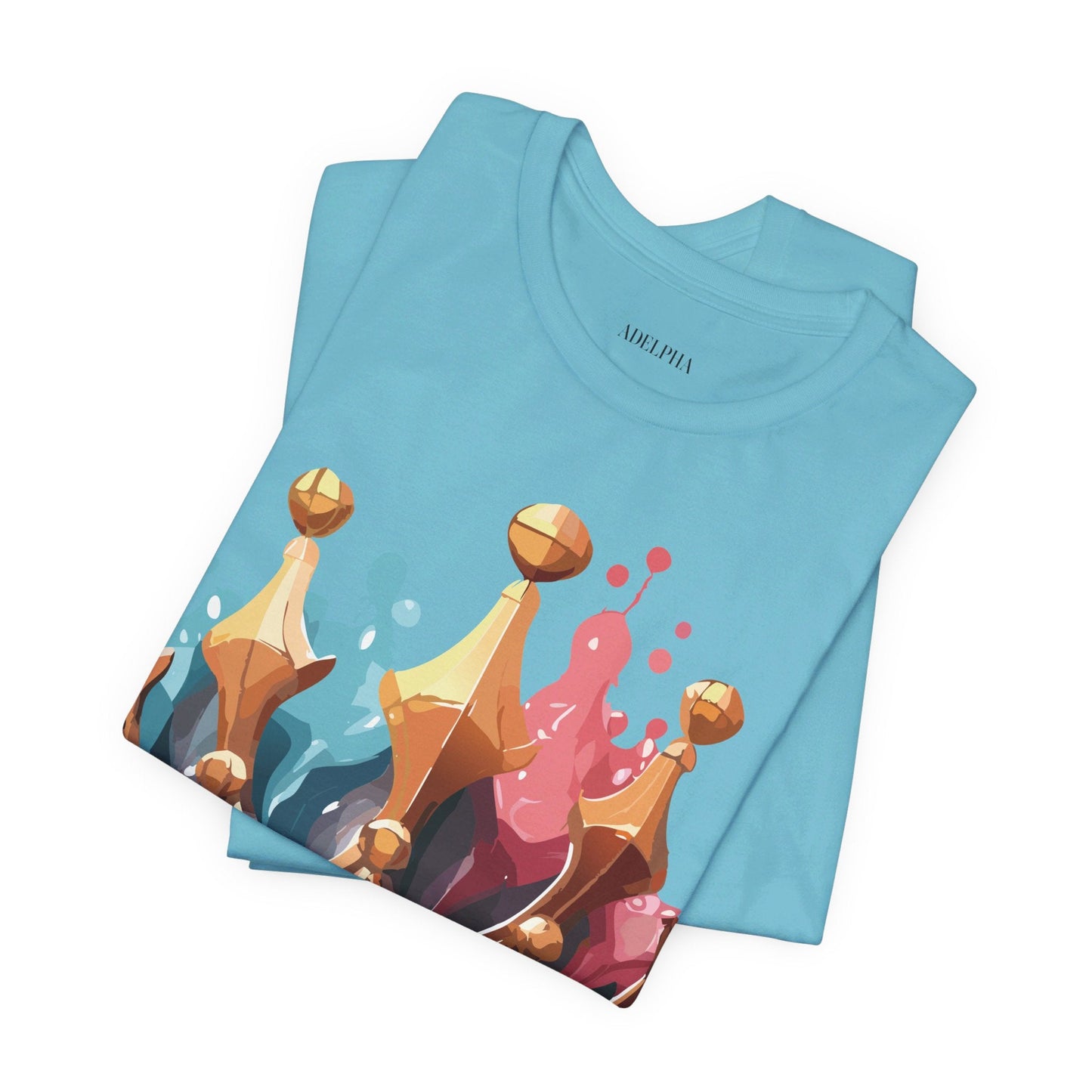 Adelpha Crown Graphic Tee Unisex Vintage Inspired Art Design Short Sleeve Premium Quality