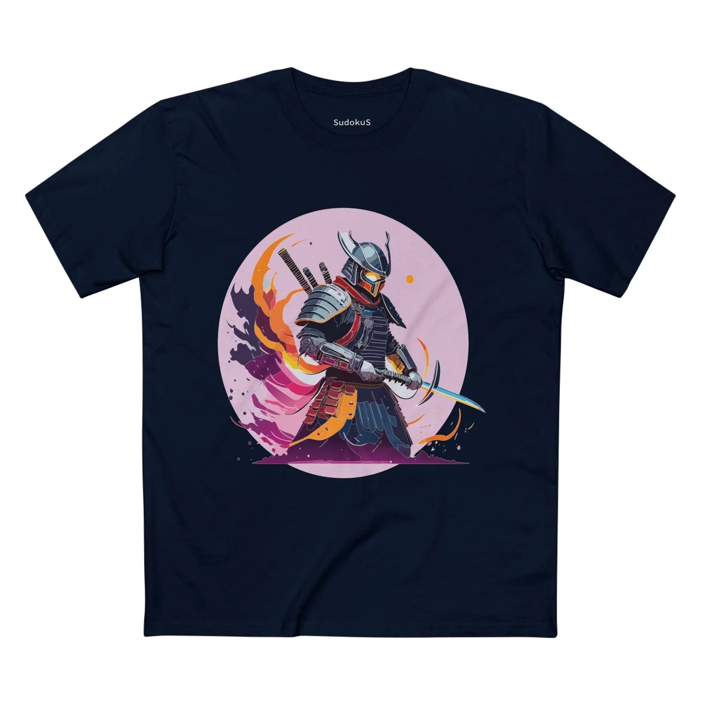 Samurai Graphic Unisex 100 Cotton Staple Tee 6