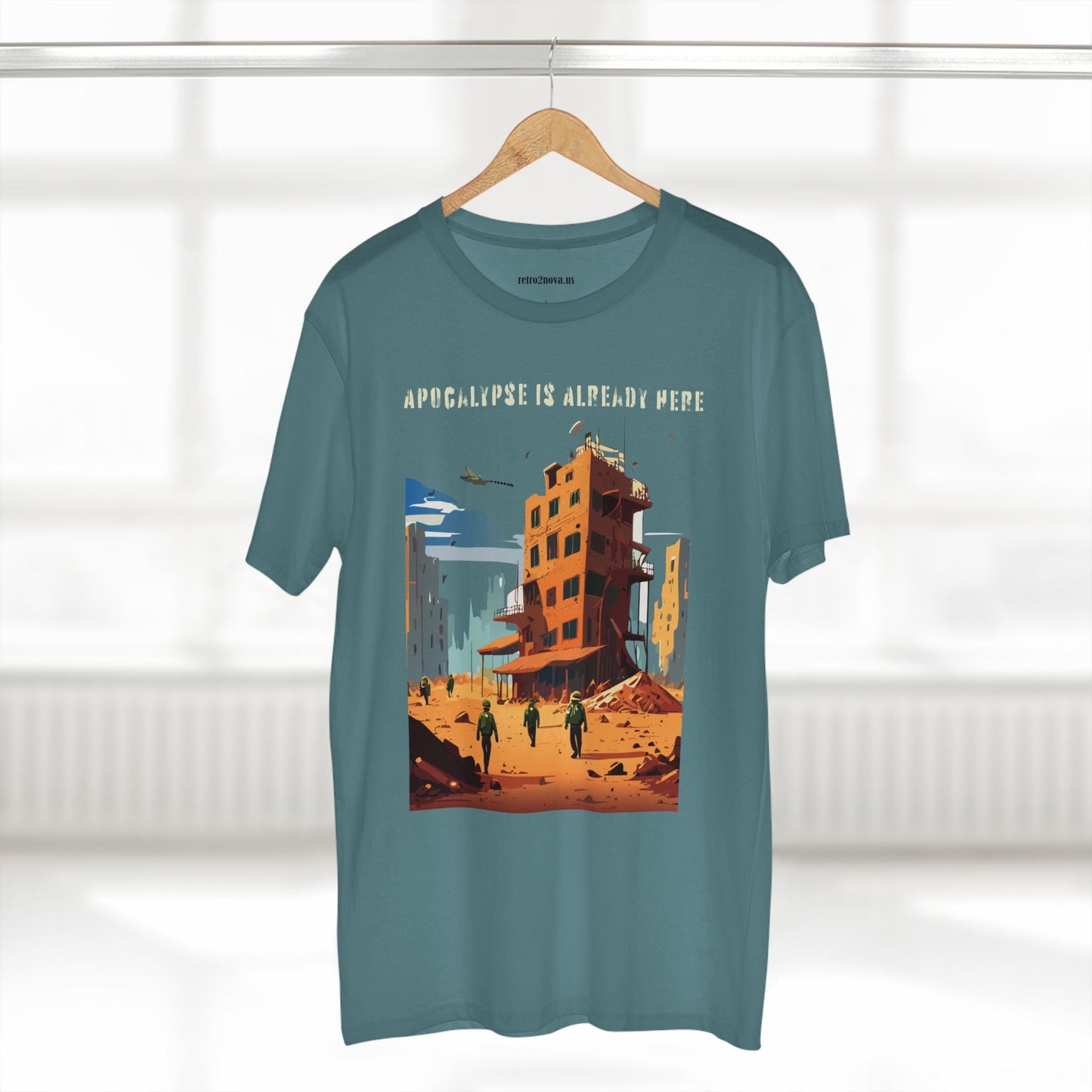 Cataclysm Doomsday Shirt Unisex Premium Cotton Tee With Original Art By Retro2Nova