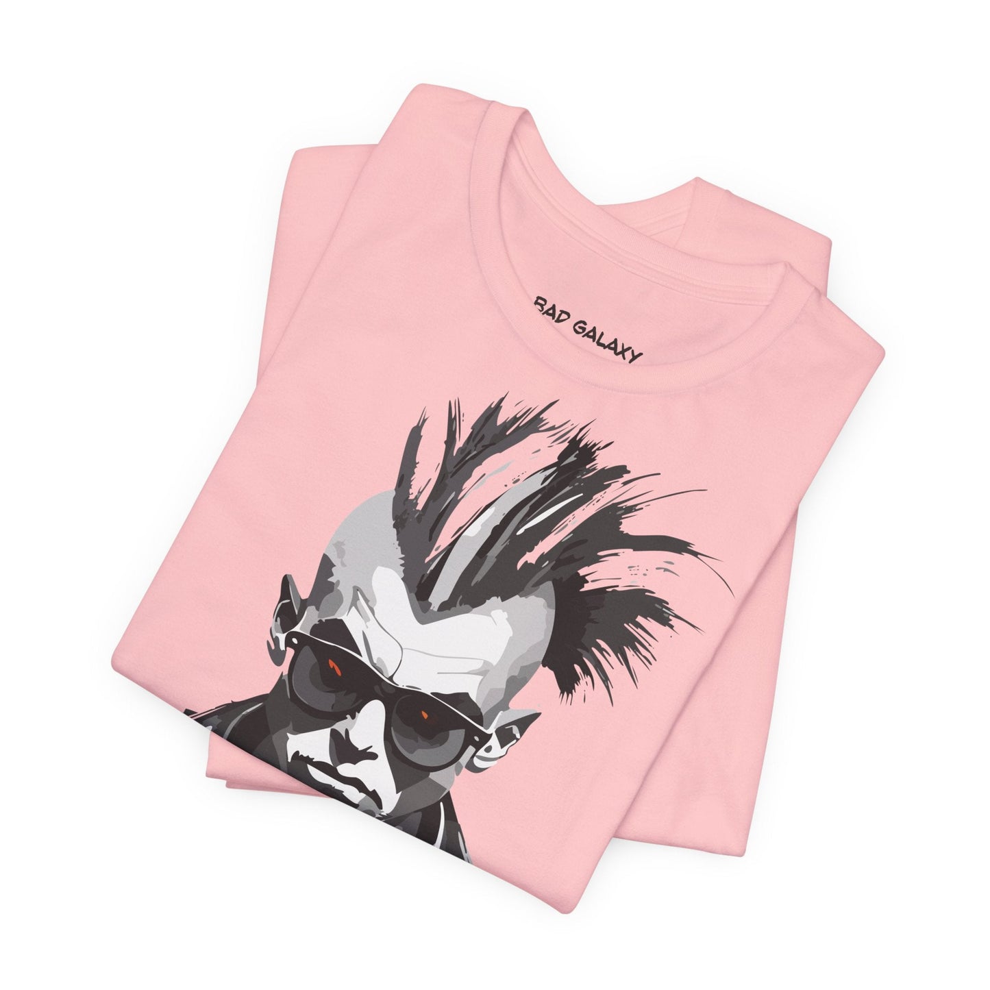 Punk Rock Tee Shirt From Bad Galaxy Made To Order 100 Percent Cotton With Eco Friendly Inks