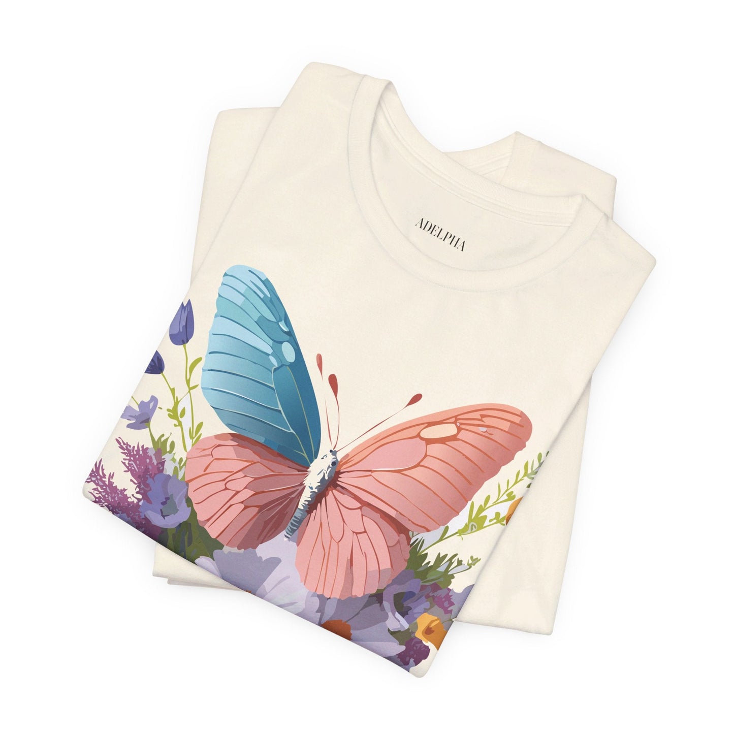 Butterfly Graphic Tee Unisex Art Design Shirt With Vintage Adelpha Artwork