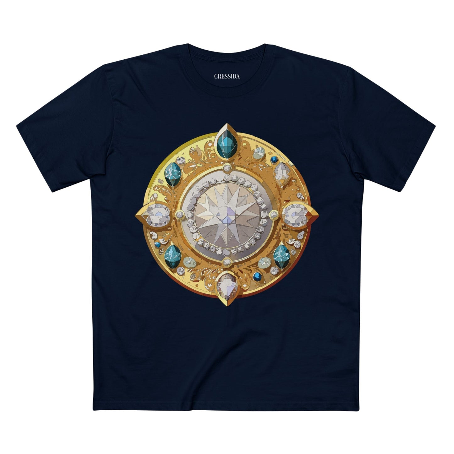 Medallion Graphic T-Shirt Unisex 100 Cotton With Gold Art Design Medal Tee 11