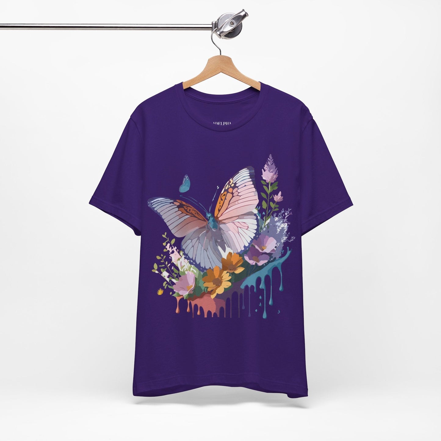 Butterfly Graphic Tee Unisex Adelpha Vintage Inspired Art Design Tee