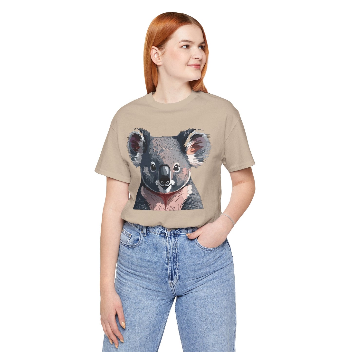 Unisex Animal Shirt Graphic Tee With Wildlife Art Design Animal Print Short Sleeve Casual Wear