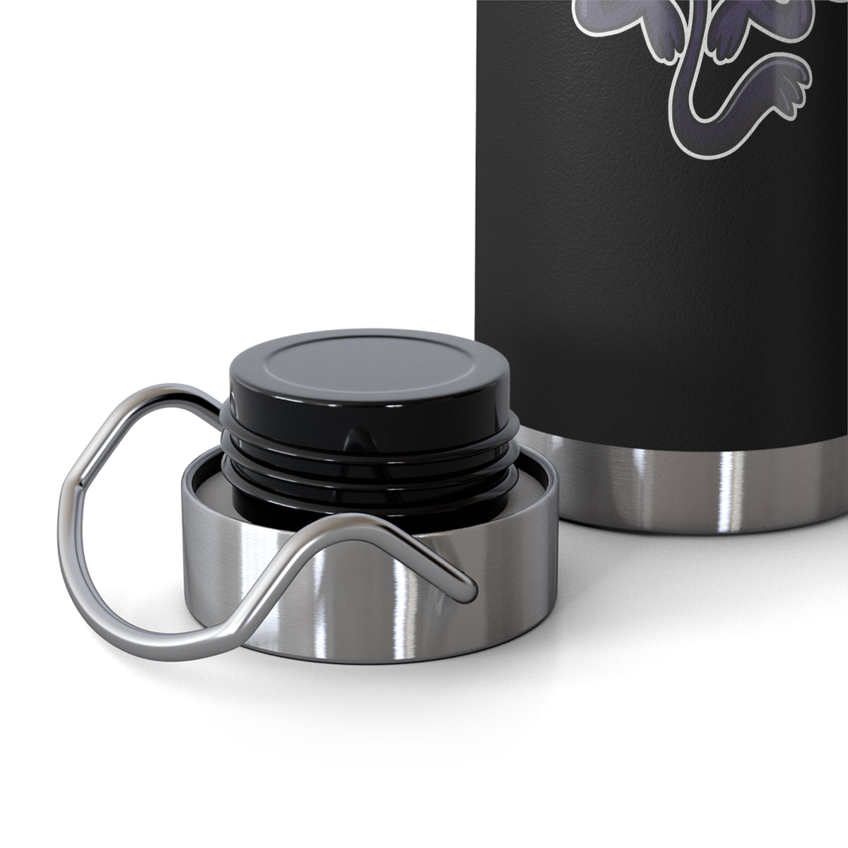 22oz Copper Insulated Water Bottle with Cartoon Design - CV66