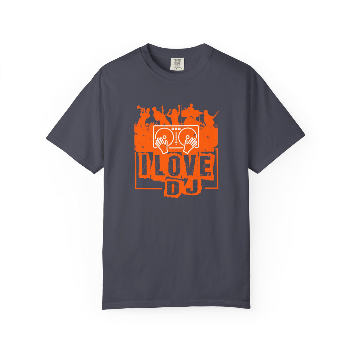 I Love DJ graphic T-shirt DJ Turntable Music Unisex Cotton Tee 051
