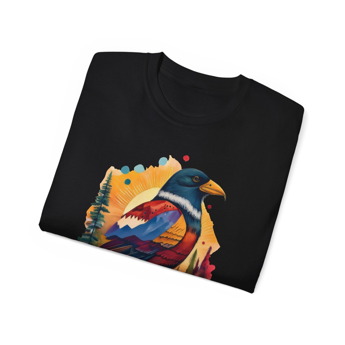 Colorado Bird Graphic Unisex Cotton T‑Shirt 3
