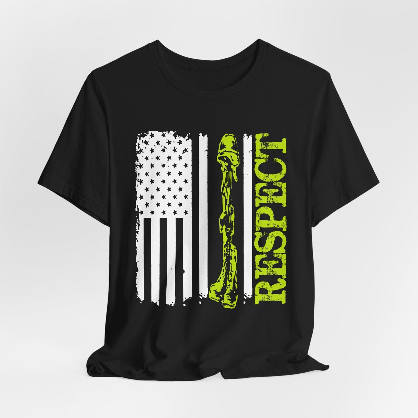 Army Veteran Patriotic Graphic Design Unisex Cotton T-Shirt v57
