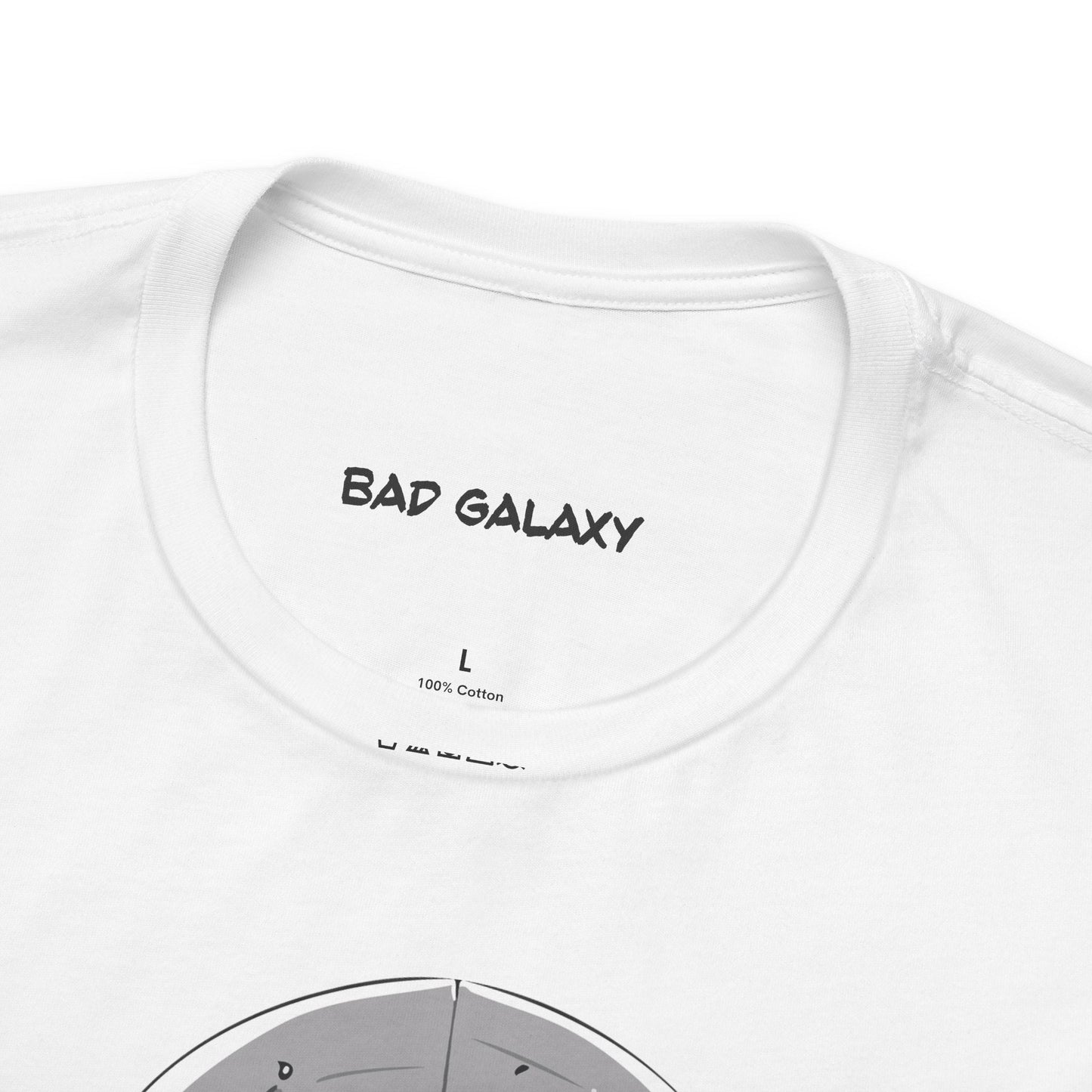 Tee Shirt With Alien From Bad Galaxy Made To Order 100 Percent Cotton Eco Friendly Inks USA