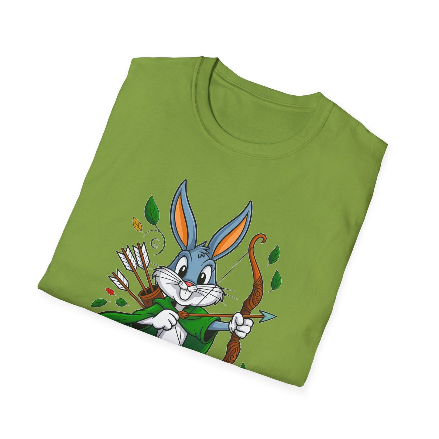Bugs Bunny T Shirt Unisex Gildan Softstyle 100 Percent Ring Spun Cotton Cartoon Shirt Graphic