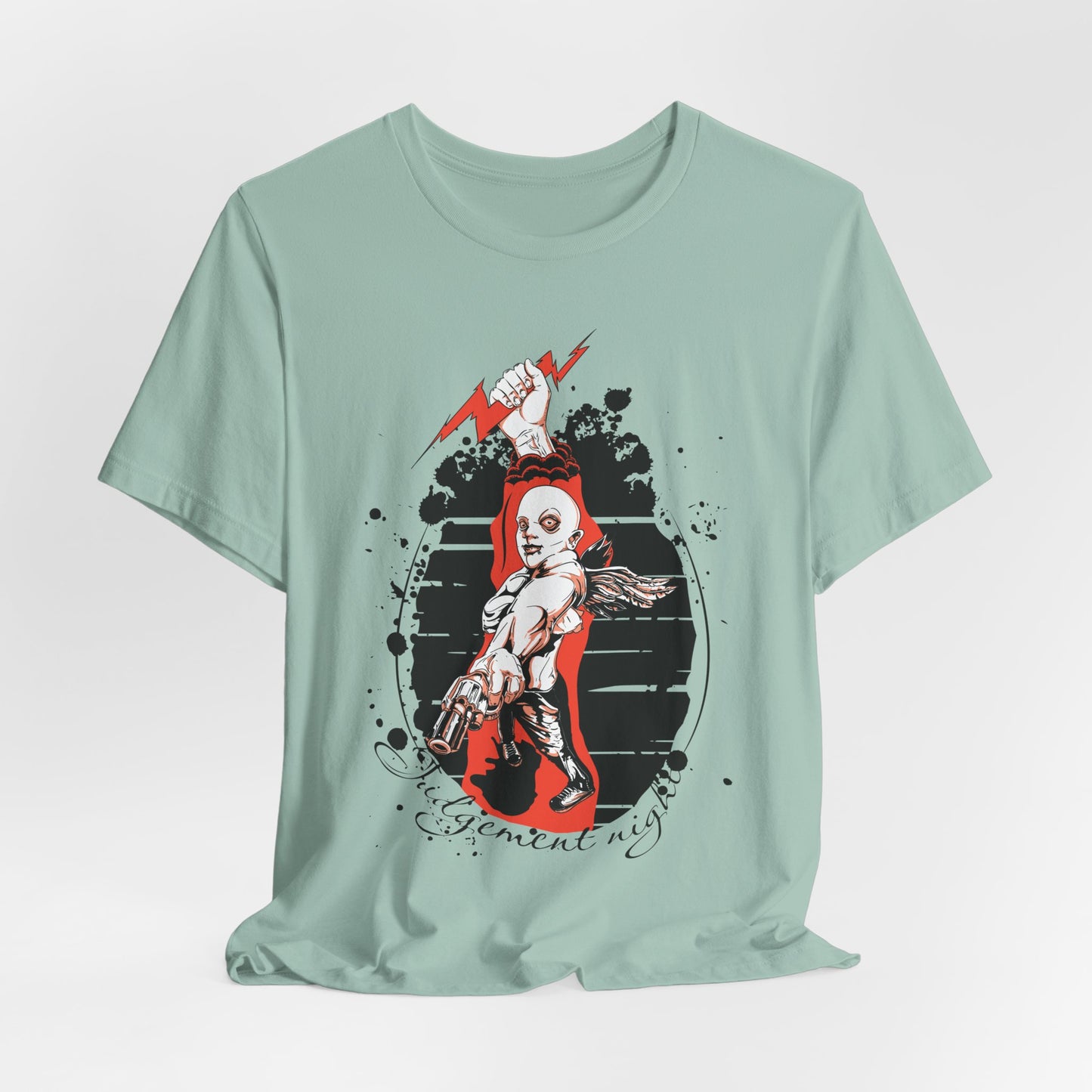 Judgment Night Tee, Artistic Tee, Graphic T-Shirt, Comic Tees, Artistic Comic T-Shirt, Vintage Top