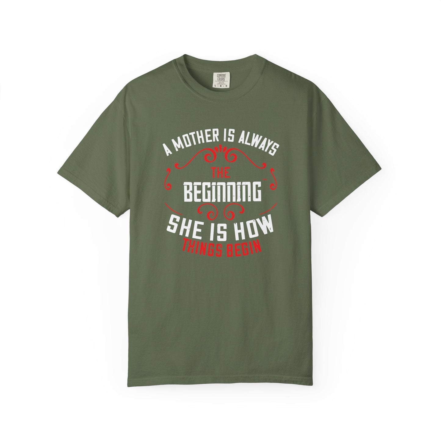 Mom T-shirt Mother Day Mama Tee Unisex Comfort Colors Garment-Dyed Cotton h53
