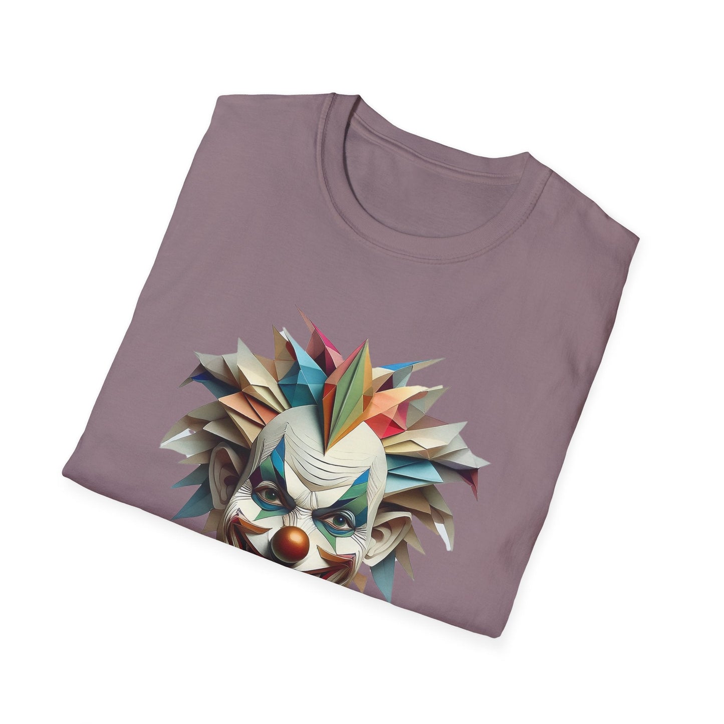 Clown Shirt Unisex Funny Circus Tee Gildan Softstyle 64000 Short Sleeve Cotton Tee