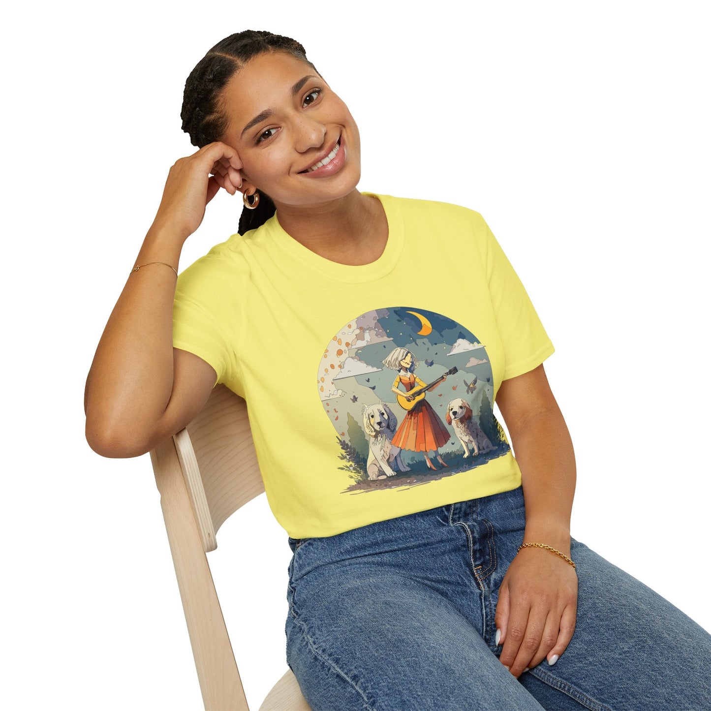 Womens Graphic T Shirts Art Design Tee Softstyle Gildan 64000 100 Percent Cotton