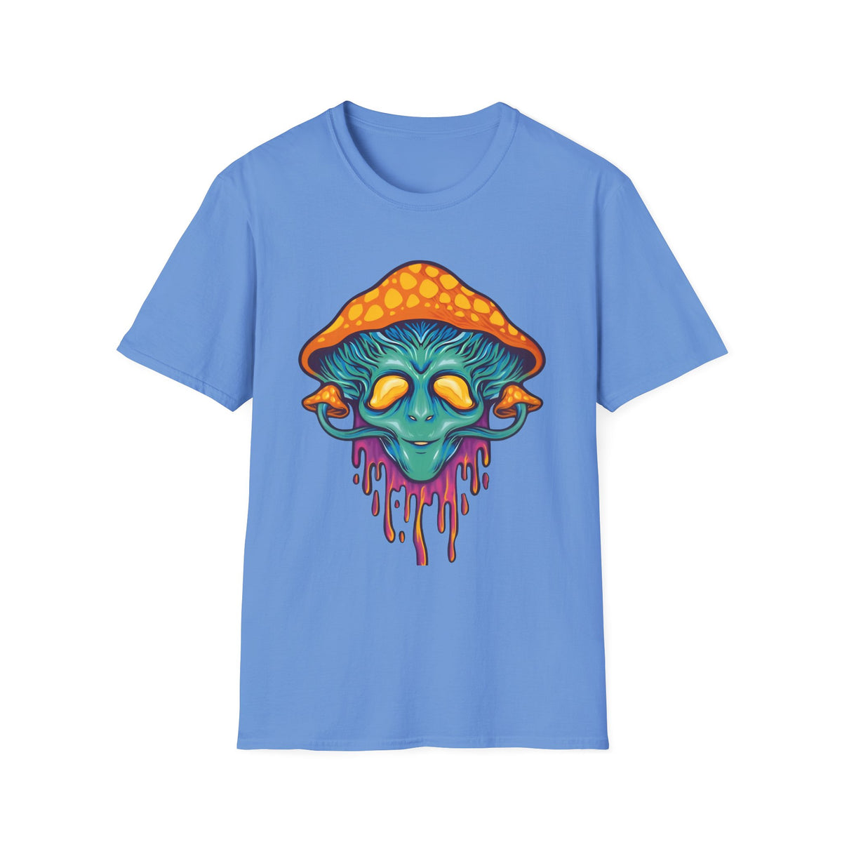 Funny Mashroom Cartoon  Graphic Tee Gildan Unisex 100 Cotton Tee Shirt c11