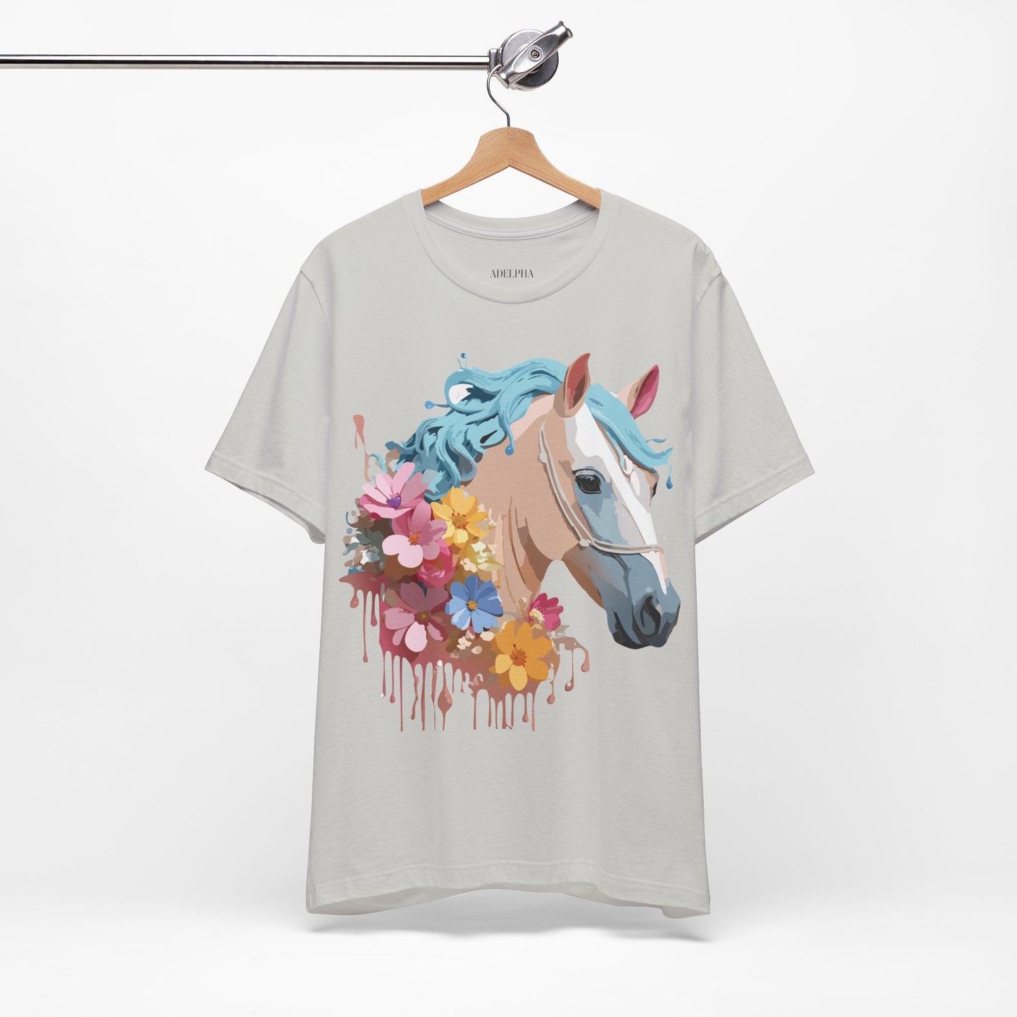 Horse Graphic Unisex 100 Cotton Vintage Animal Art T-Shirt 17