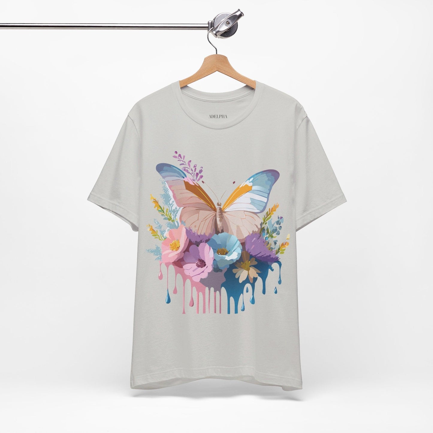 Butterfly Graphic Tee Unisex Short Sleeve Adelpha Artwork Vintage Inspired