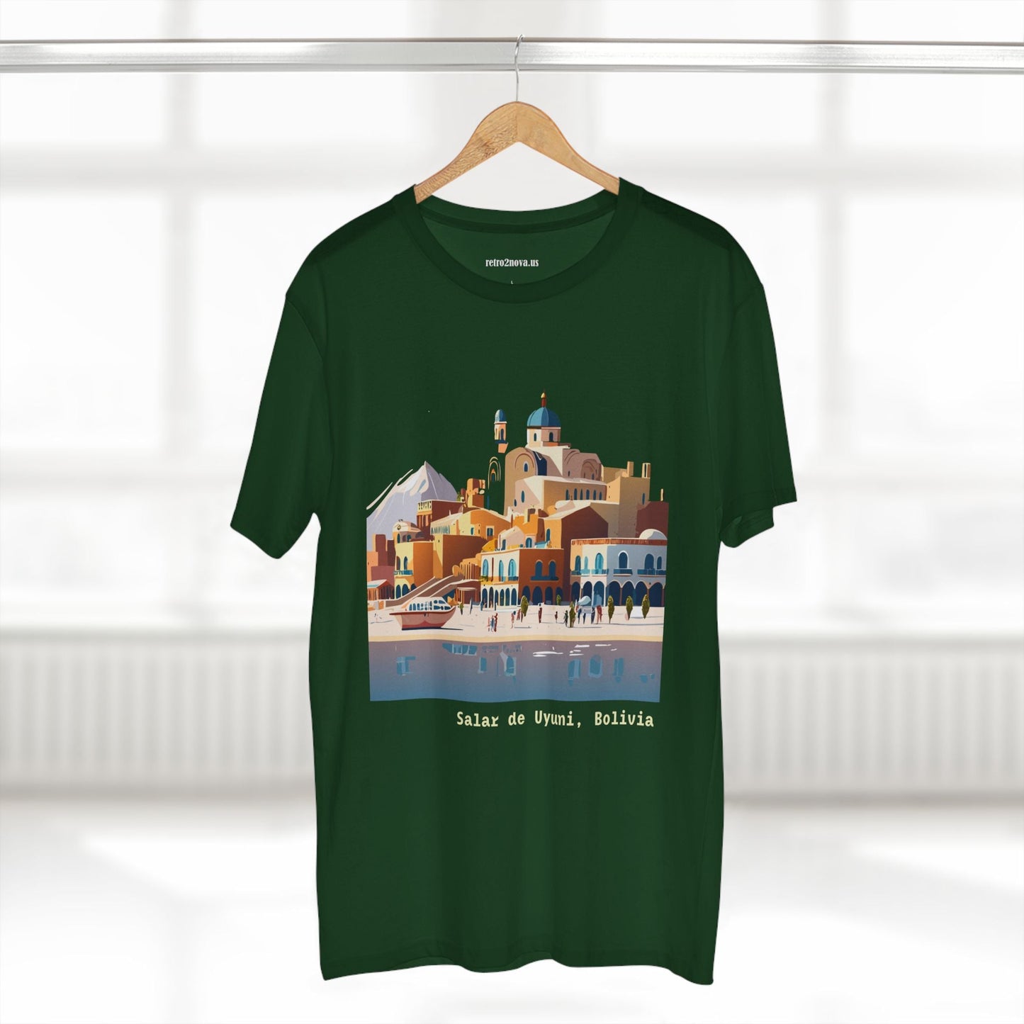 Bolivia Travel Shirt Unisex Premium Cotton Art Tee TT17 Retro2Nova Original Art Design Collection