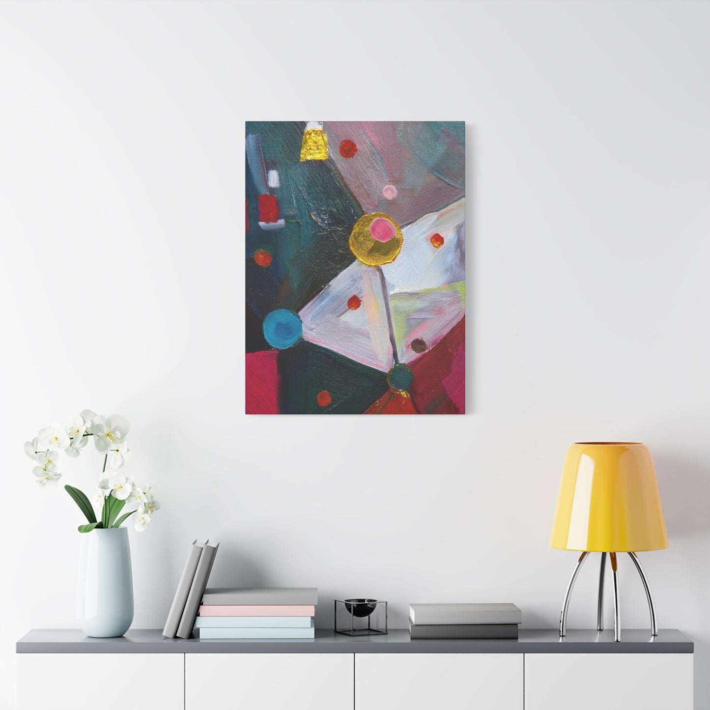 Abstract Oil Painting Print Canvas 20x24,20x30,24x30 24x32,24x36,30x40 32x48,36x48,40x60 Pine-Wood Inner Frame ABS-166