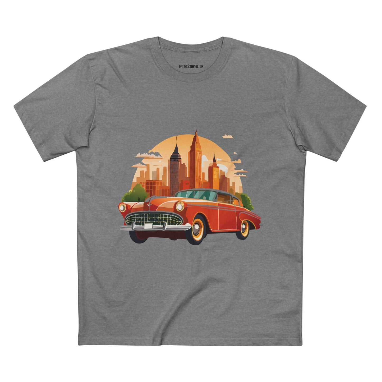 Retro Car Shirts Vintage Car Shirts RC1 Unisex Premium Cotton Tee With Original Art Design