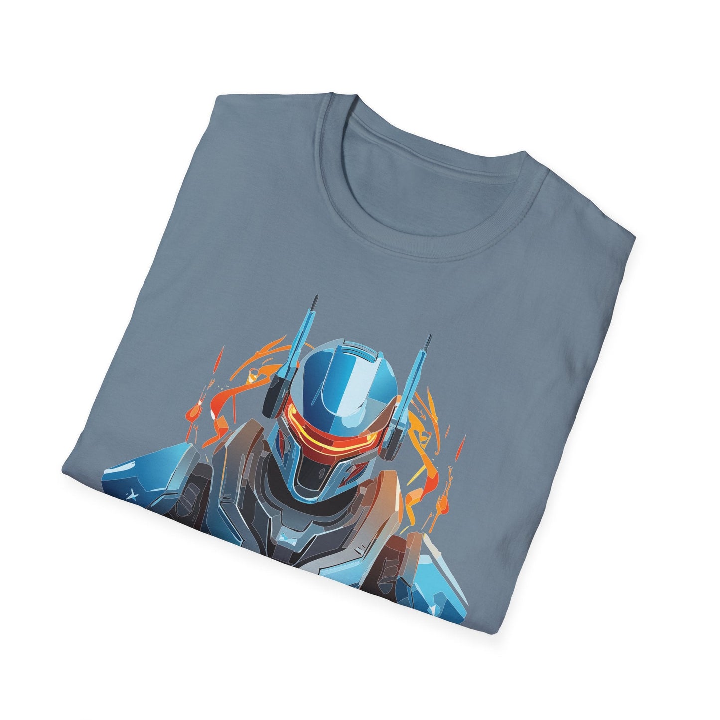 Cyborg Tee Robot Shirt Terminator Design Unisex Gildan Softstyle 64000 100 Percent Ring Spun Cotton