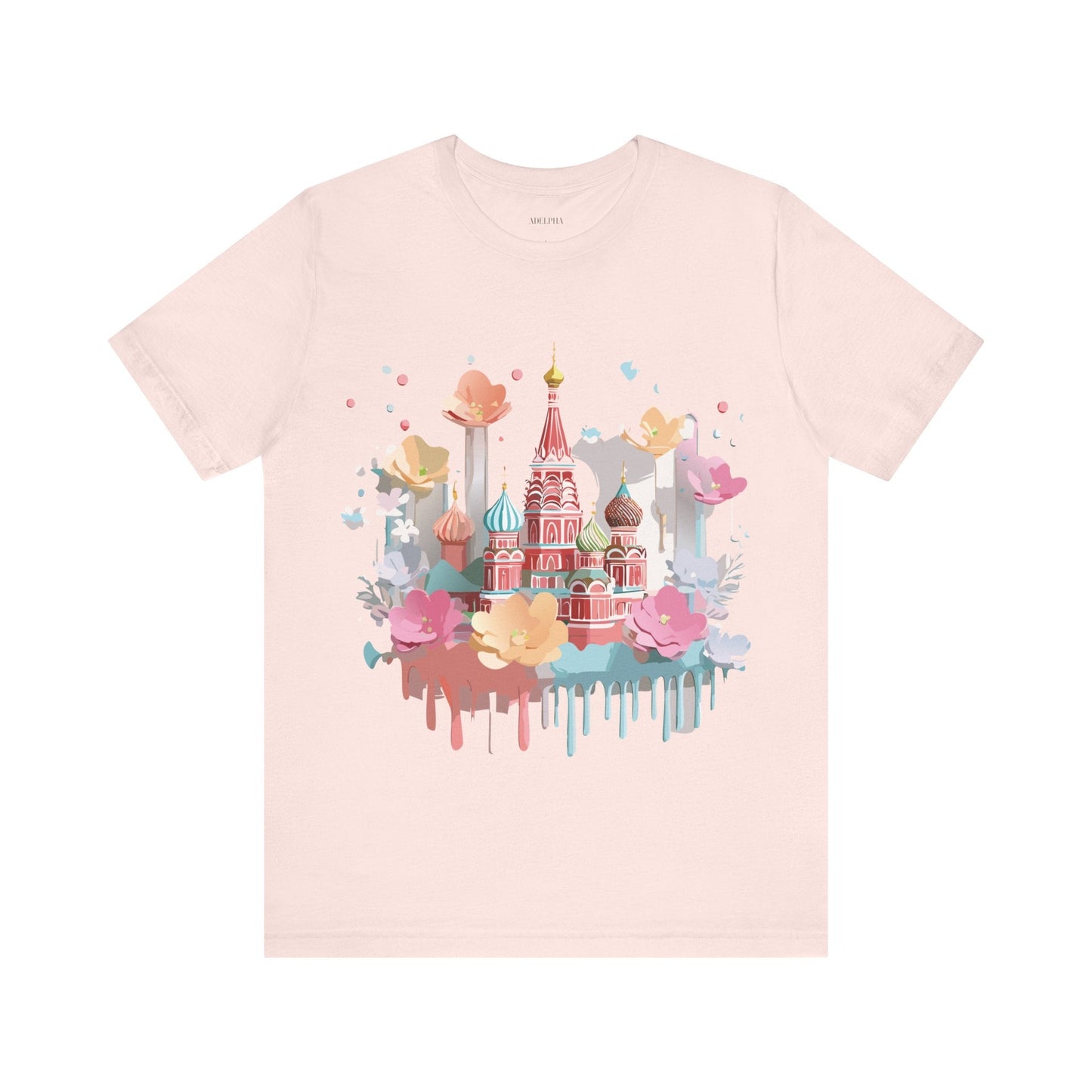 Unisex Graphic Tee From Adelpha Moscow Themed Tourist Shirt Vintage Inspired Art