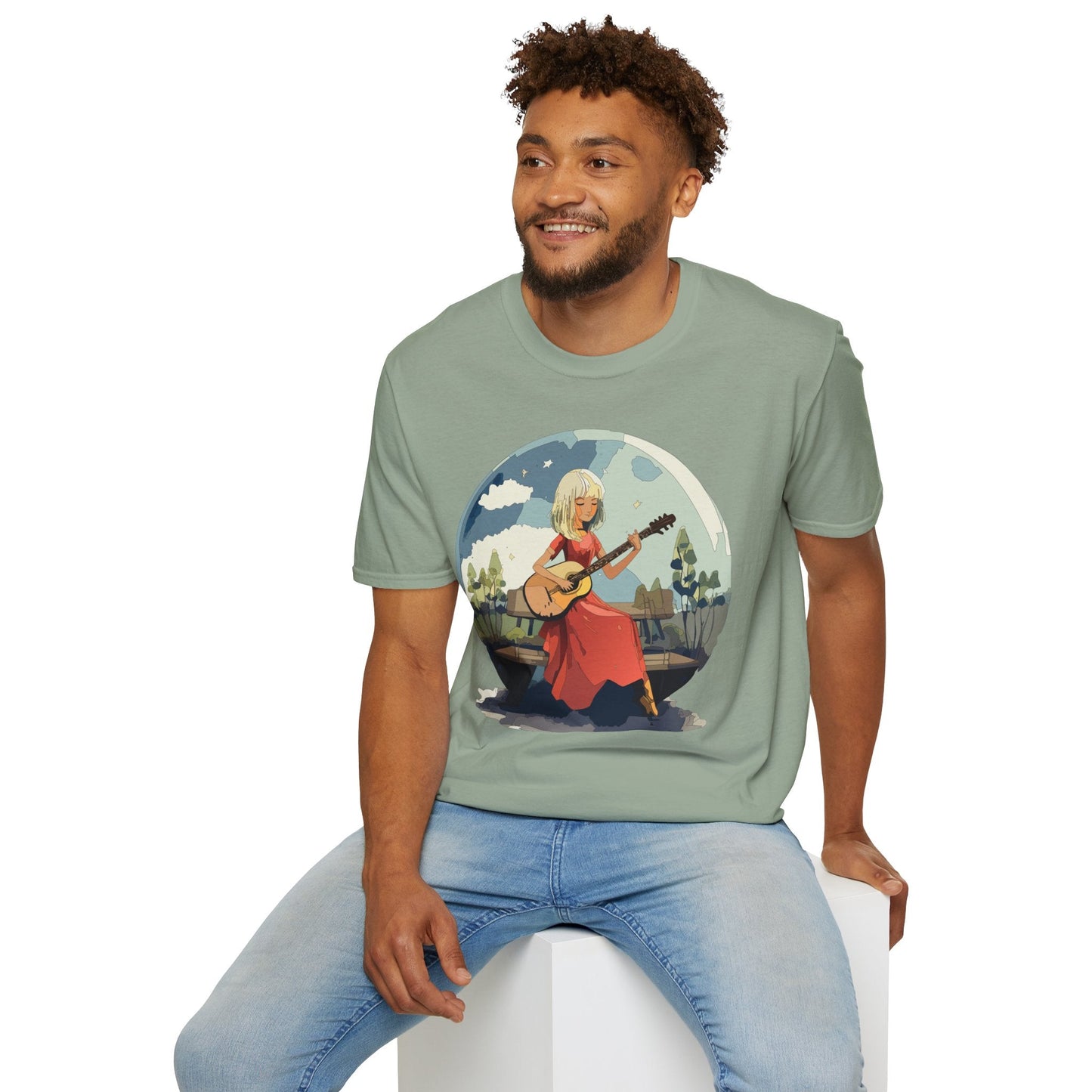 Womens Graphic T Shirts Art Design Shirt Unisex Softstyle Cotton Tee Quality Comfort Everyday Style
