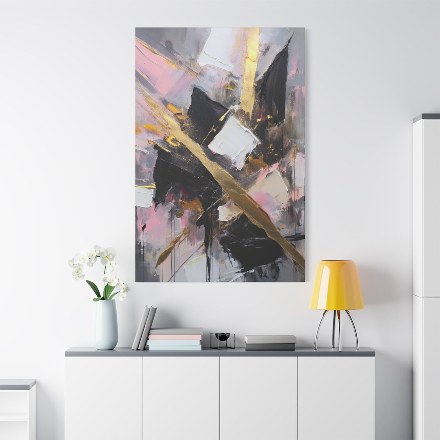 Abstract Oil Painting Print Canvas 20x24,20x30,24x30 24x32,24x36,30x40 32x48,36x48,40x60 Pine-Wood Inner Frame ABS-216