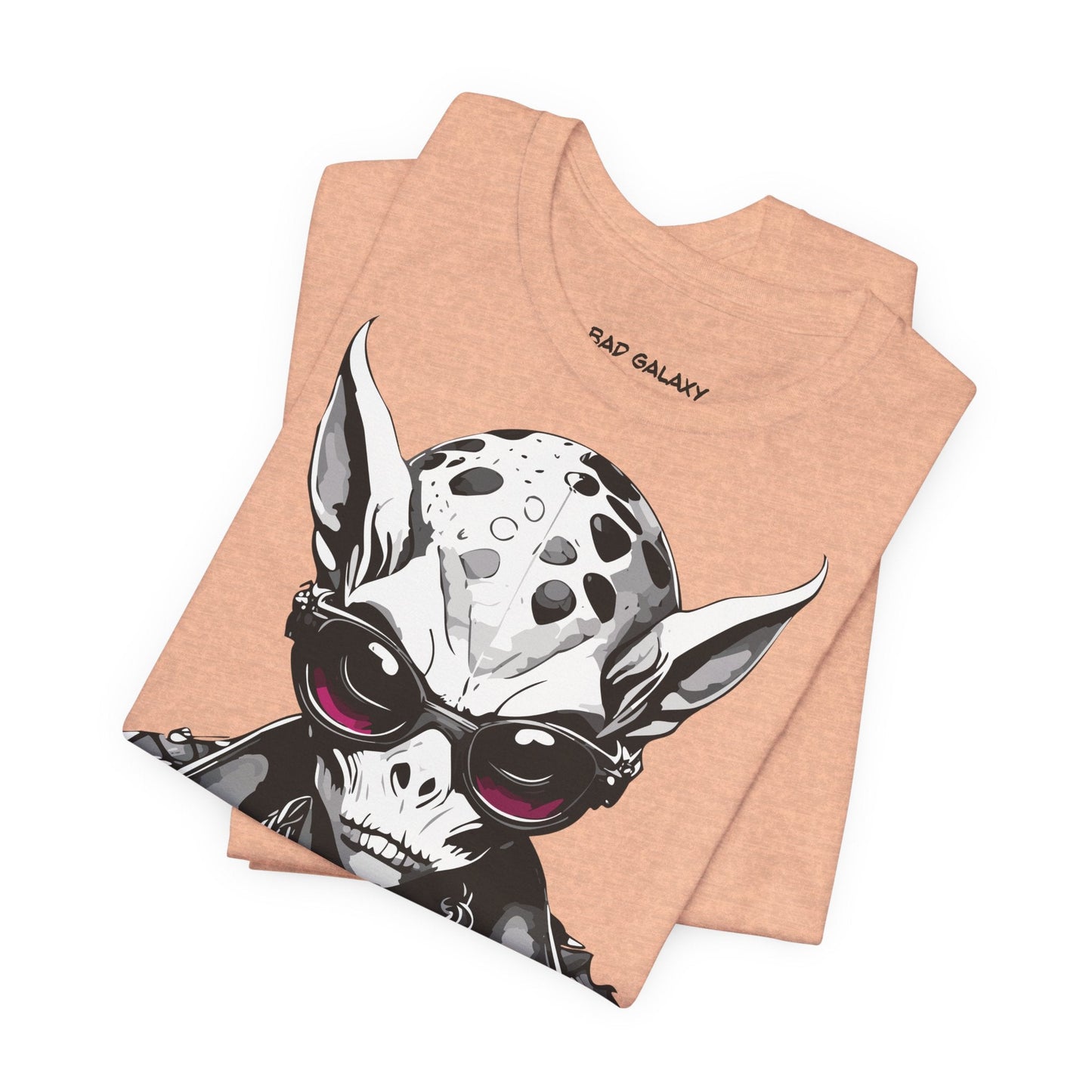 Alien Tee Shirt From Bad Galaxy 100 Cotton Made To Order With Eco Friendly Inks USA
