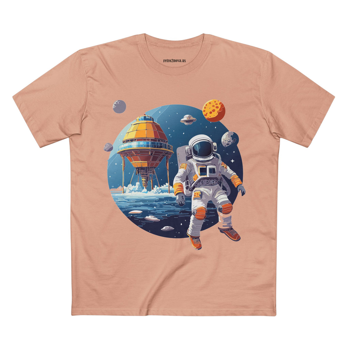 Cosmos Astronaut Graphic Tee Staple Unisex 100 Cotton Tee Shirt - CS-38