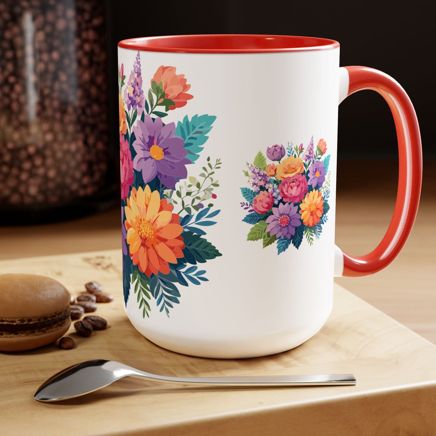 Floral Mug, Floral Cup