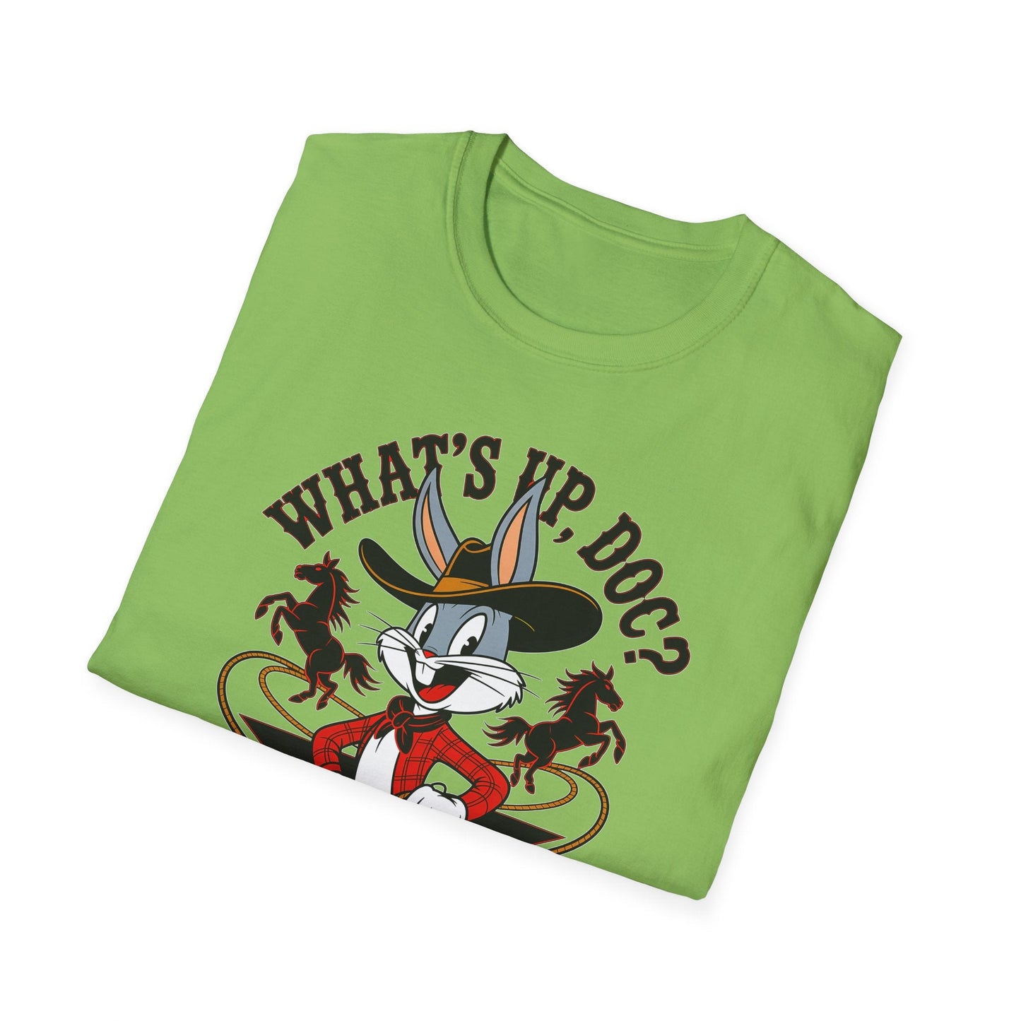 Cartoon Bunny Graphic Unisex Cotton Animal Animation Artwork Design Tee 41