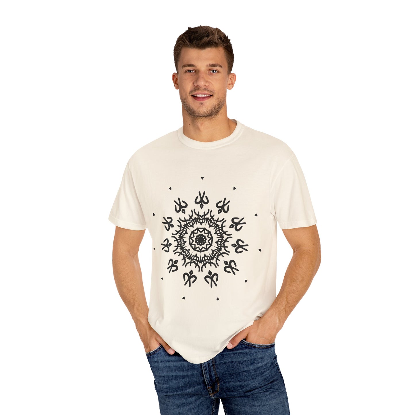 Unisex T-shirt with abstract print