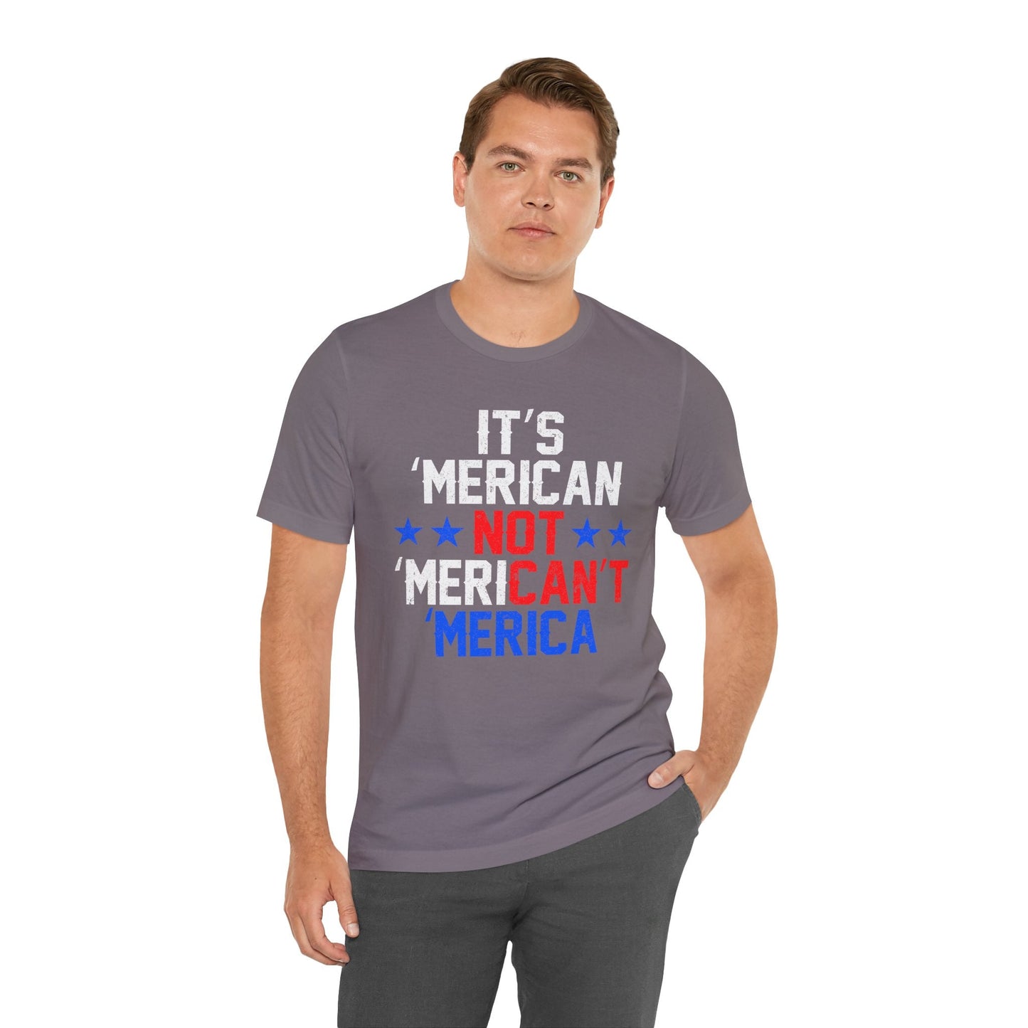Patriotic USA Stars Graphic Unisex Cotton T-Shirt a5