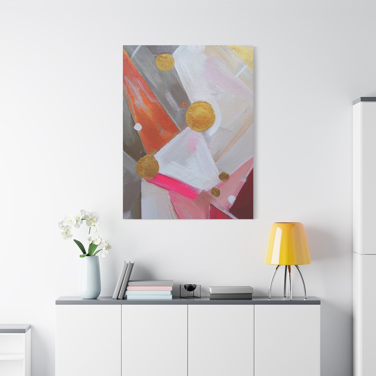 Abstract Oil Painting Print Canvas 20x24,20x30,24x30 24x32,24x36,30x40 32x48,36x48,40x60 Pine-Wood Inner Frame ABS-161