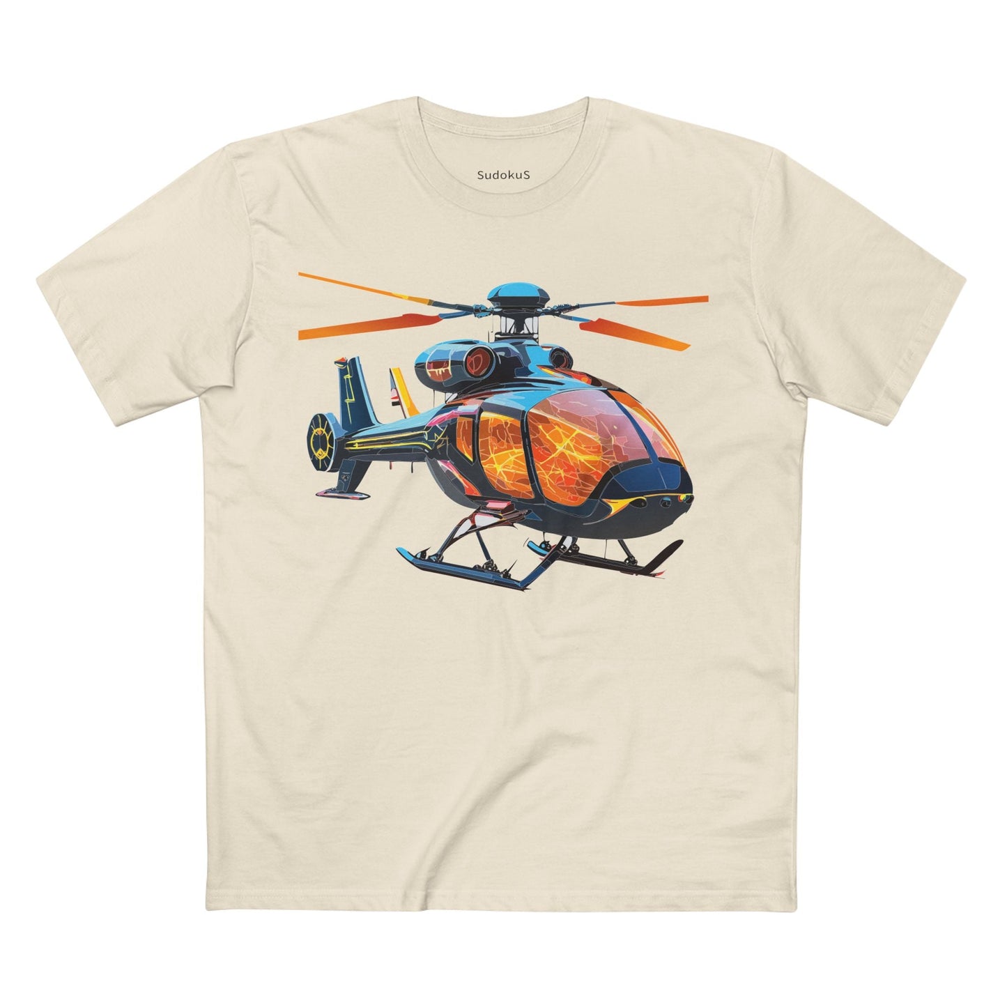 Chopper Graphic Unisex 100 Cotton Staple Tee 5