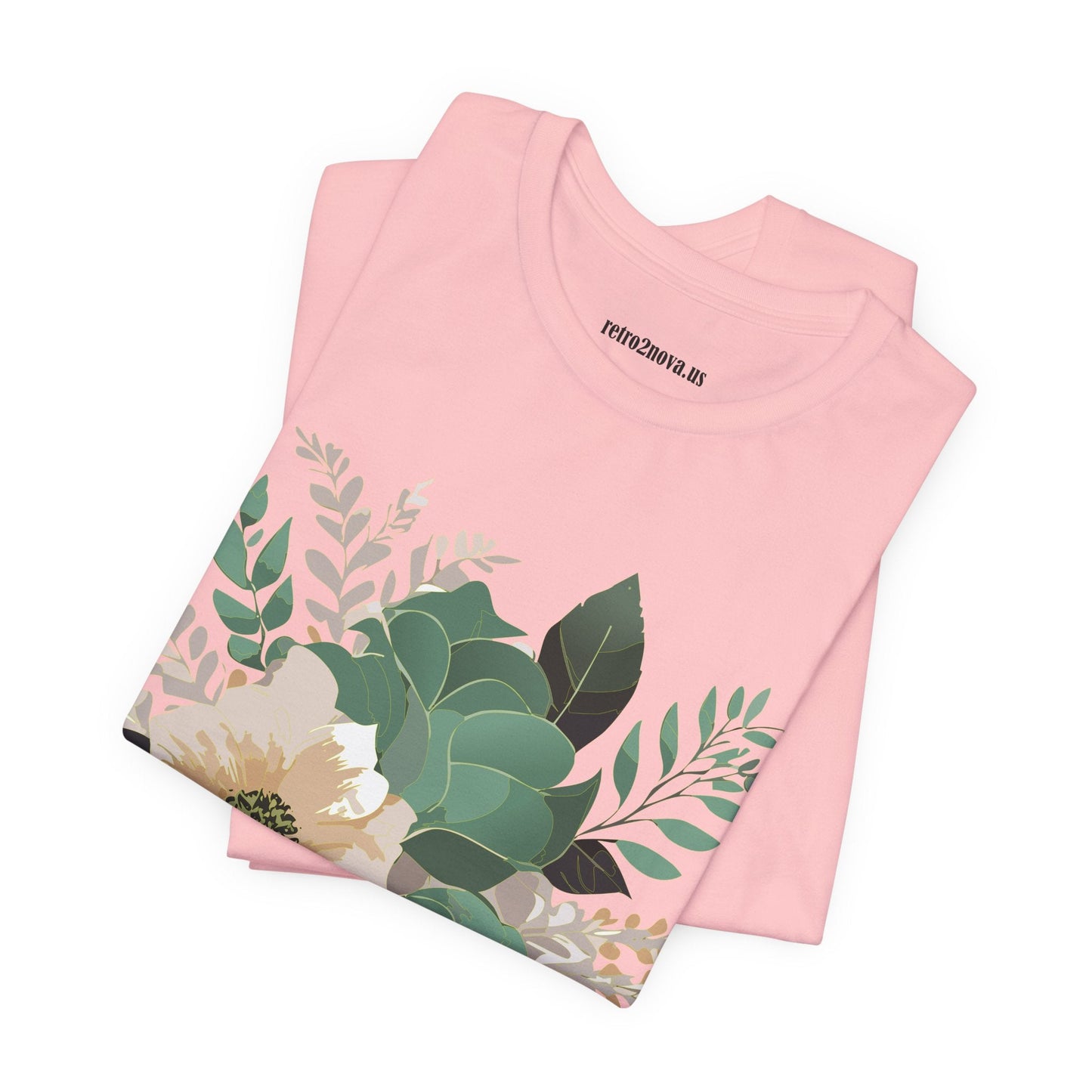 Flowers Shirt Floral Shirt Unisex Jersey Short Sleeve Tee From Flowers Collection Retro2Nova