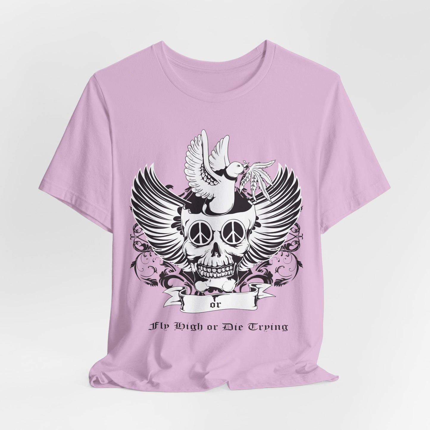 Bird Skull Graphic Design Tee, Skull Shirt, Vintage Tees, Art Design T-Shirt, Vintage Graphic Tee, Art Shirts with Skulls