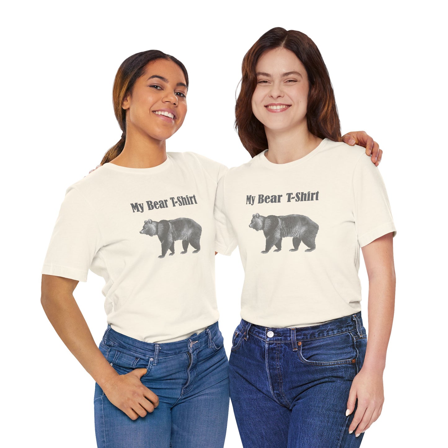 Unisex Cotton Tee Shirt with animals Print