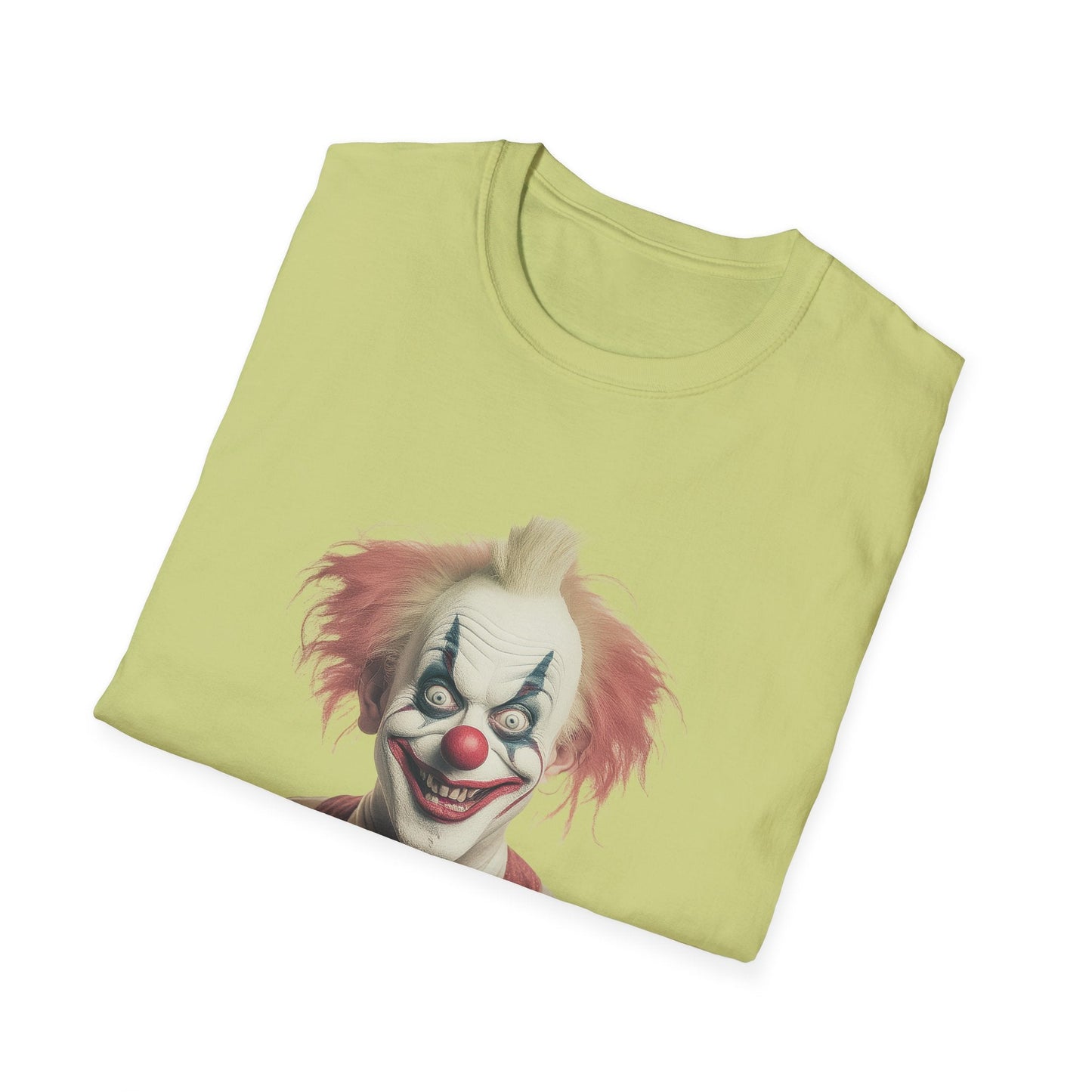 Clown Shirt Circus Tee Gildan Softstyle 64000 One Hundred Percent Ring Spun Cotton Lightweight