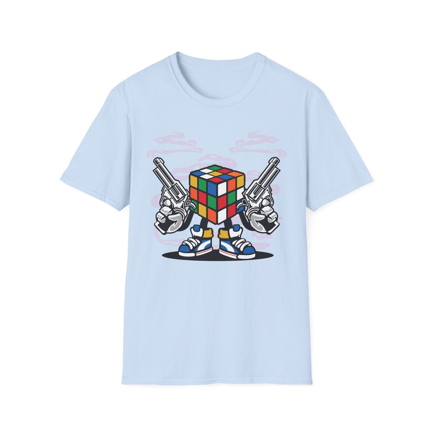 Cartoon Animation Funny T Shirt Gildan Softstyle 64000 Unisex Short Sleeve Cotton Tee