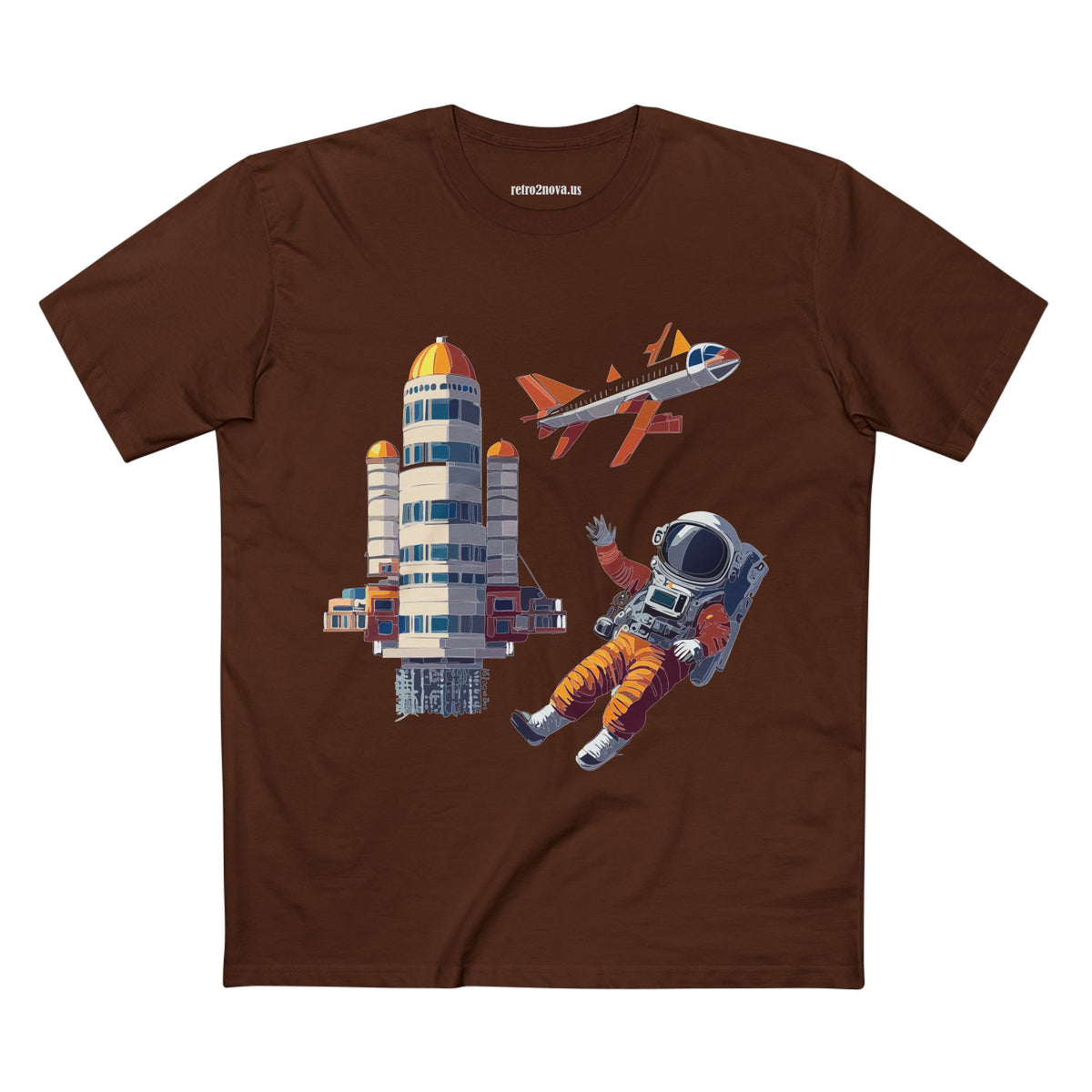 Cosmos Astronaut Graphic Tee Staple Unisex 100 Cotton Tee Shirt - CS-17