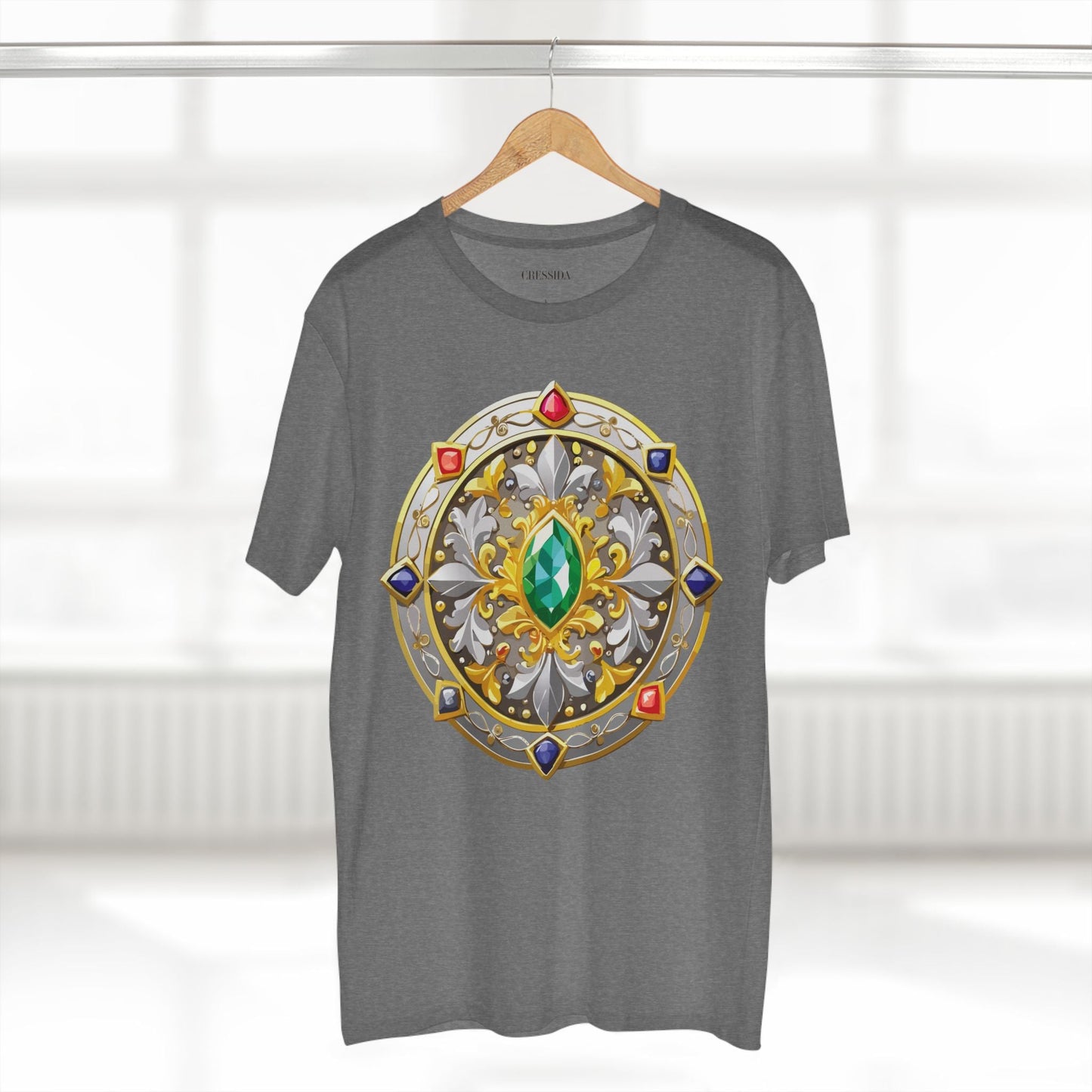 Medallion Graphic T-Shirt Unisex 100 Cotton With Gold Art Design Medal Tee 5