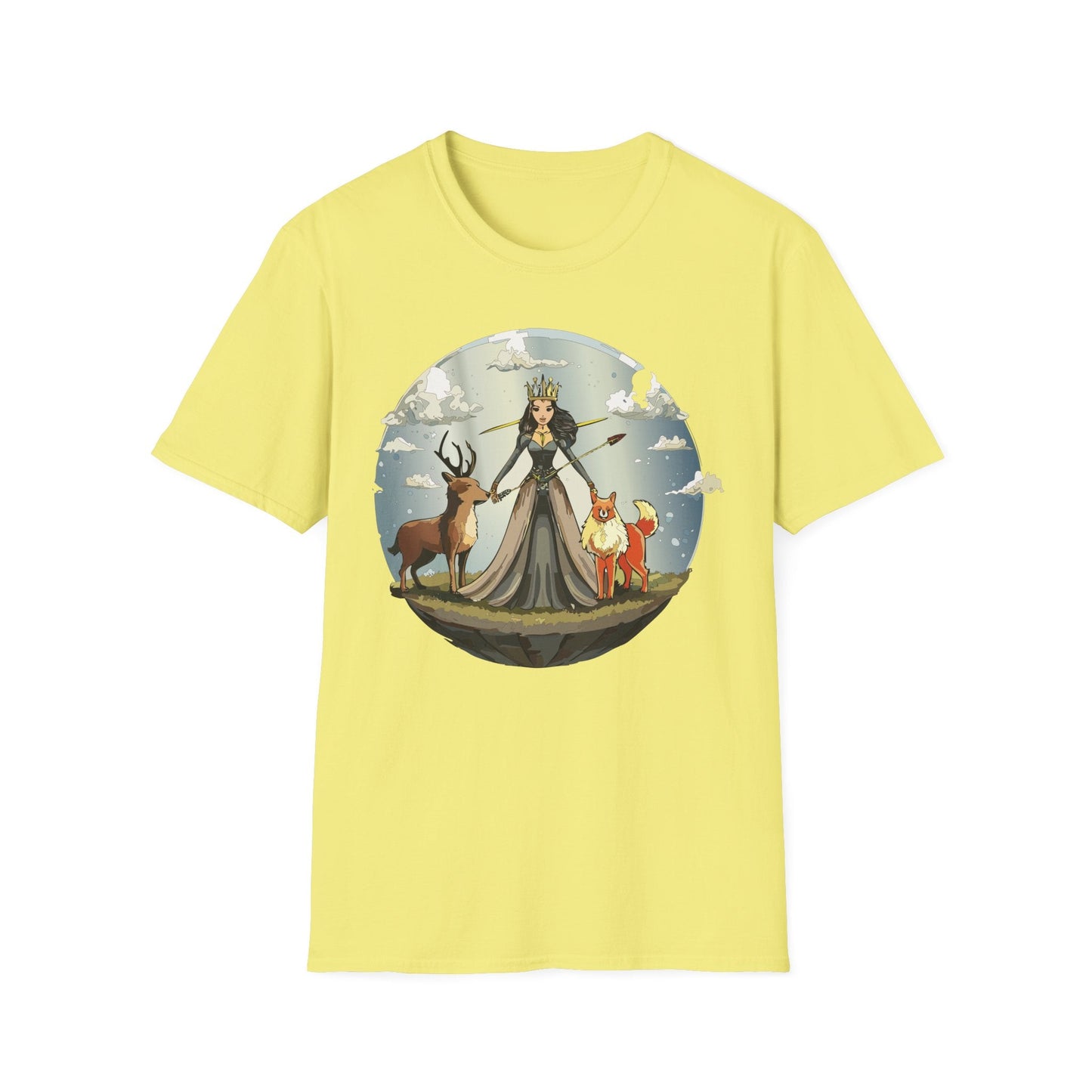 Womens Graphic T Shirt Art Design Tee Softstyle Gildan 64000 Cotton Comfort Fit Casual Wear