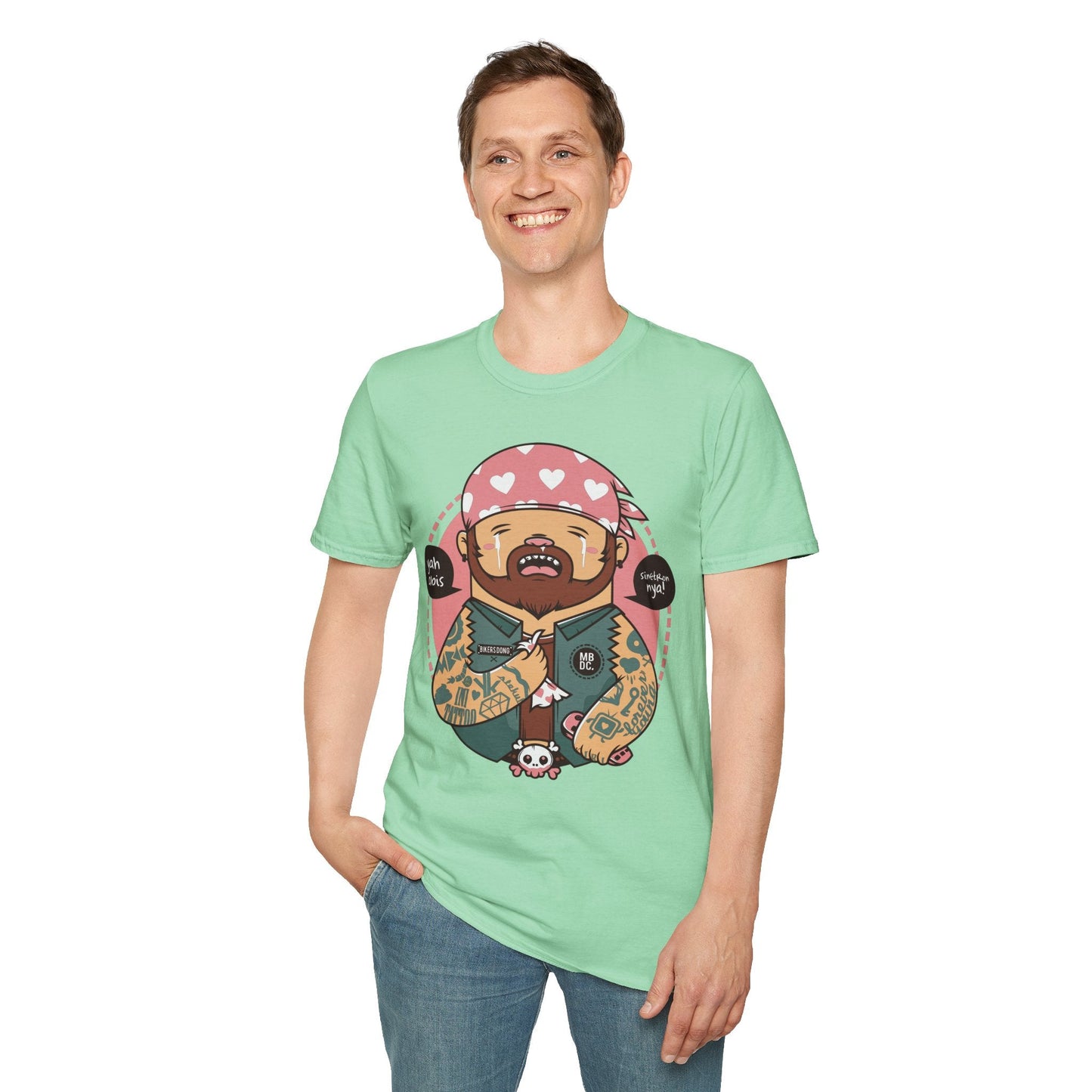 Cartoon Animation T Shirt Unisex Softstyle 100 Percent Ring Spun Cotton Comfort Tee